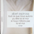 Tout ce que nous aurions pu être, toi et moi, si nous n'avions pas été toi et moi - Albert Espinosa - livre