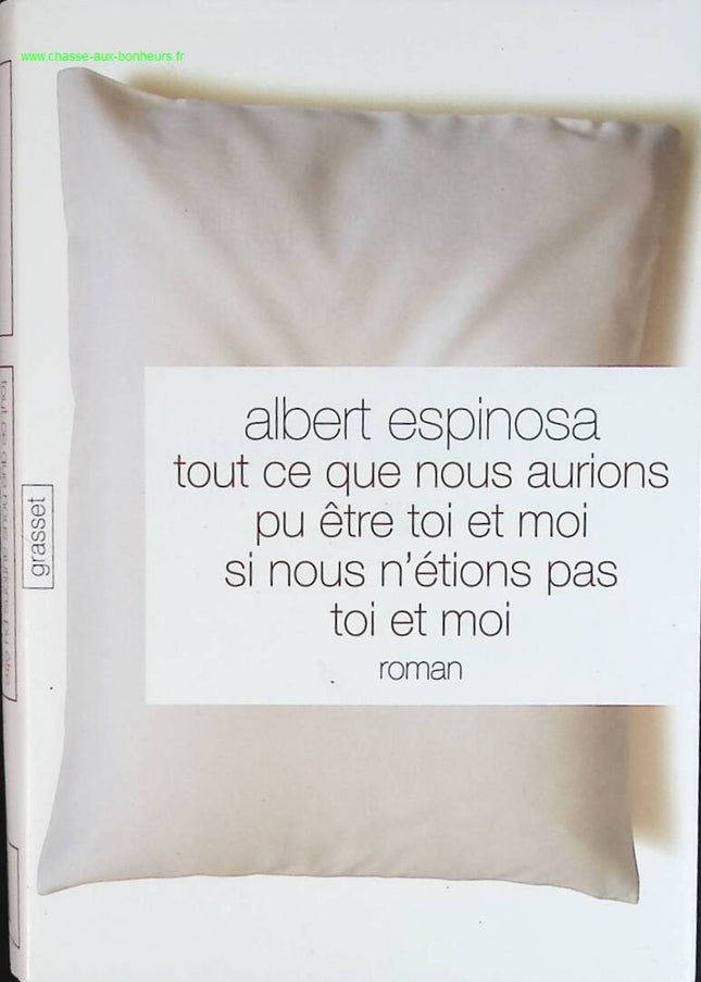 Tout ce que nous aurions pu être, toi et moi, si nous n'avions pas été toi et moi - Albert Espinosa - livre