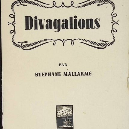 Divagations - Stéphane Mallarmé - livre