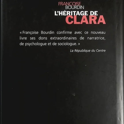 Claras Vermächtnis – Françoise Bourdin – Buch