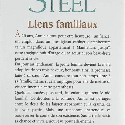 Liens Familiaux - Danielle Steel - Livre