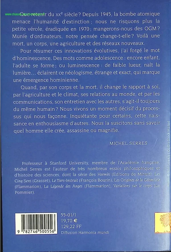 Hominescence - Michel Serres - livre