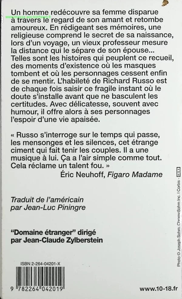 The Monhegan Lighthouse - Richard Russo - book