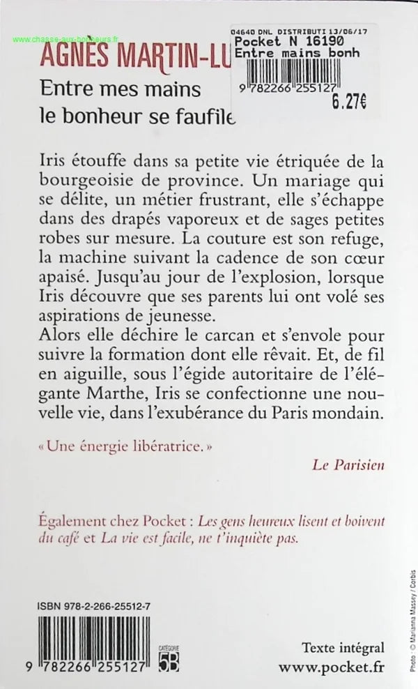 Happiness slips into my hands - Agnès Martin-Lugand - Book