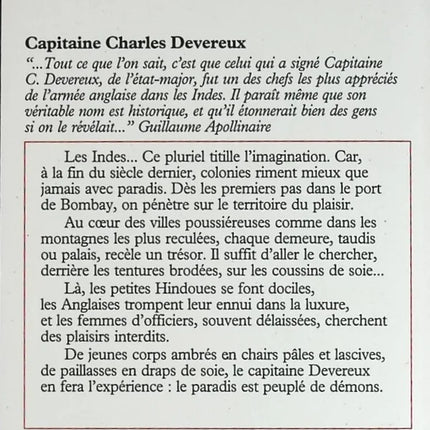 Indian Venus - Charles Devereux - book