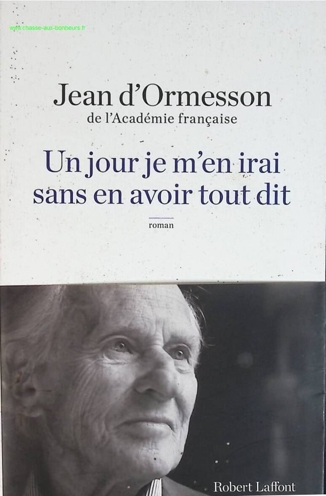 Eines Tages werde ich gehen, ohne alles gesagt zu haben - Jean d'Ormesson - Buch
