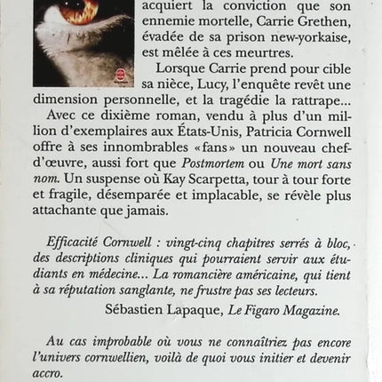 Combustion - Patricia Cornwell - livre