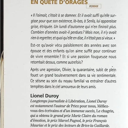 Three Couples in Search of Storms - Lionel Duroy - book