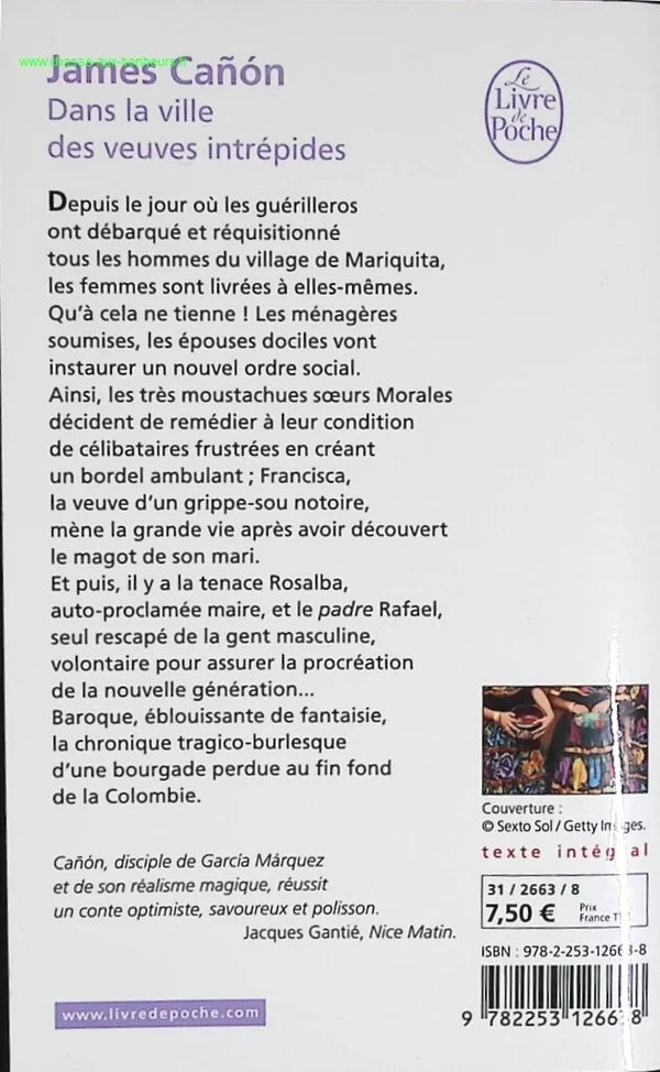 Dans la ville des veuves intrépides - James Canon - livre