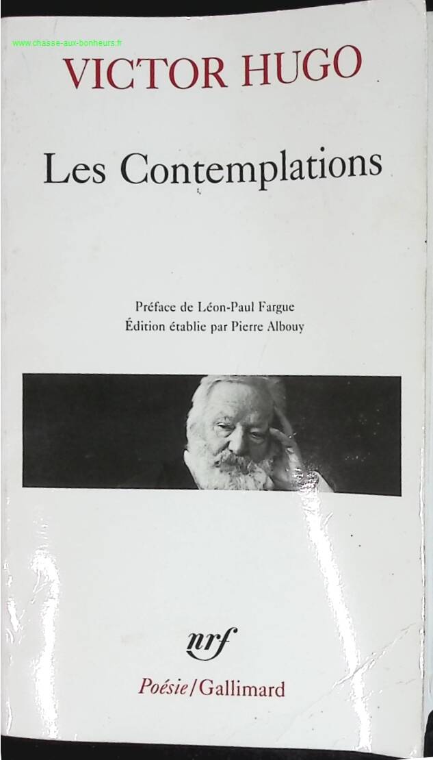 Les Contemplations - Victor Hugo - livre