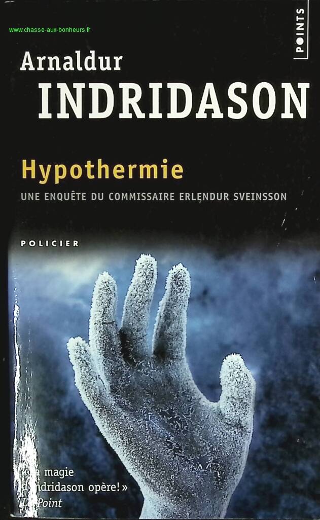 Hypothermie - Arnaldur Indridason - livre