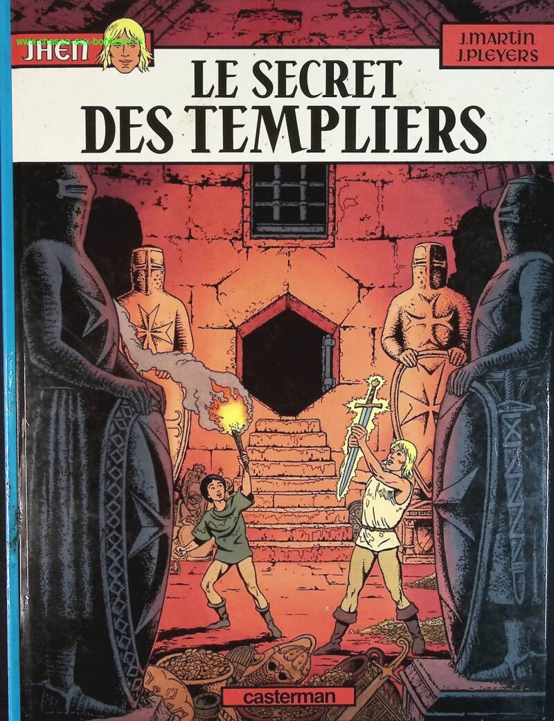 Les Aventures De Jhen - Tome 8 - Le Secret Des Templiers - Jacques Martin, Jean Pleyers - livre BD