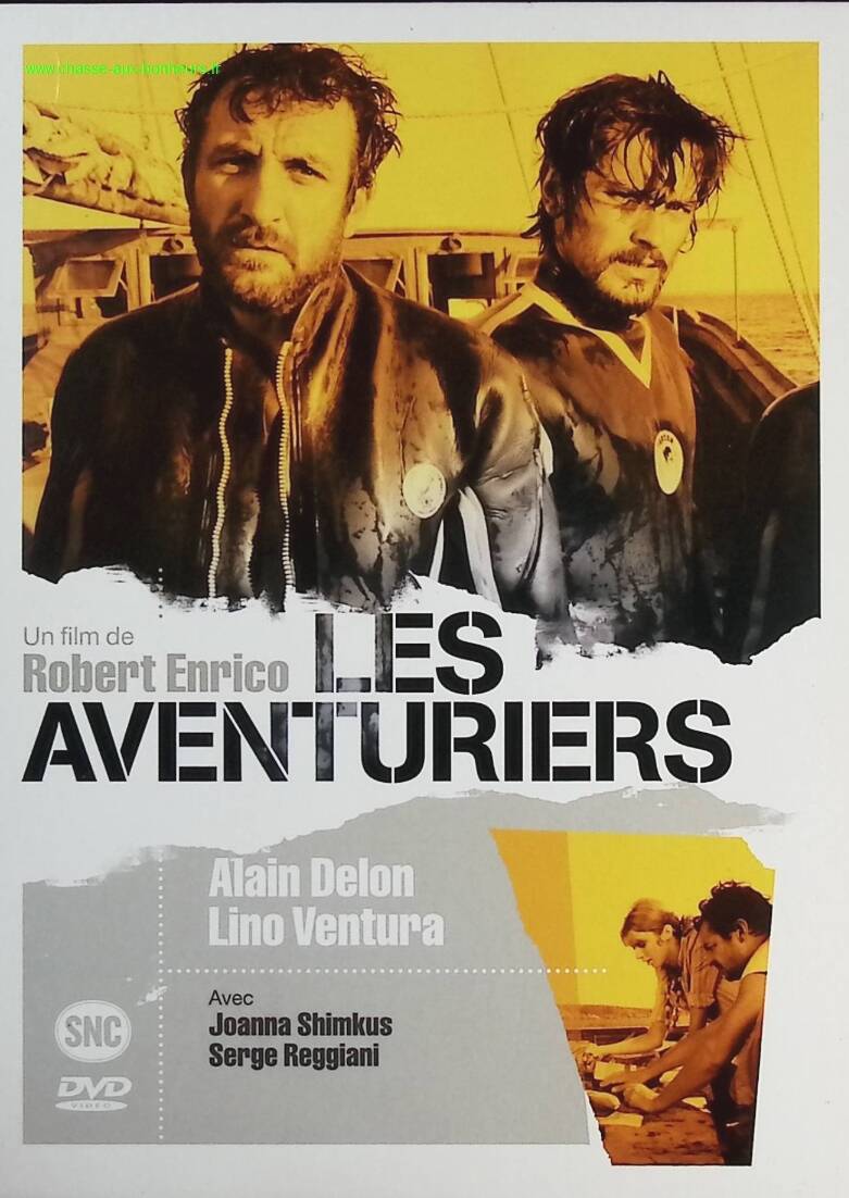 Les Aventuriers - Alain Delon, Lino Ventura - DVD aventure