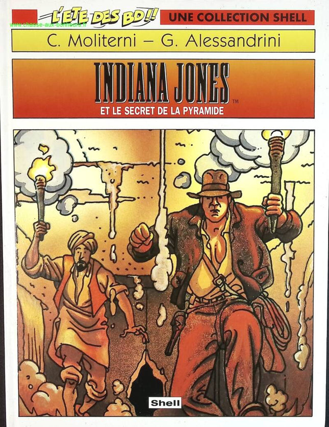 Indiana Jones et le secret de la pyramide - G. Alessandrini - livre - BD