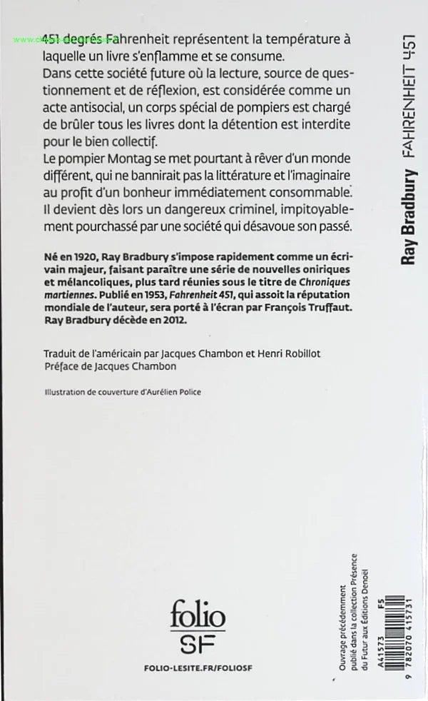 Fahrenheit 451 - Ray Bradbury - book