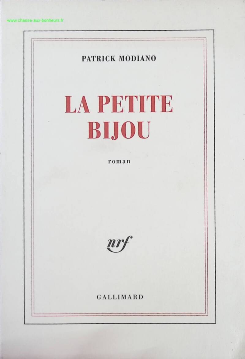 The Little Jewel - Patrick Modiano - Book