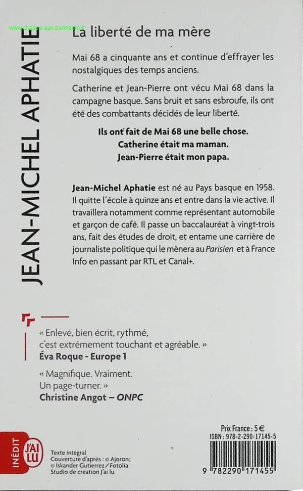 My Mother's Freedom - Jean-Michel Aphatie - book