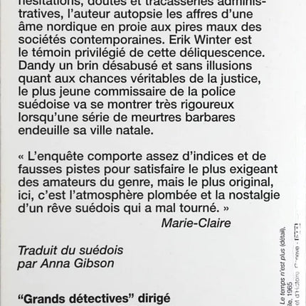 Danse Avec l'ange - Åke Edwardson - Livre