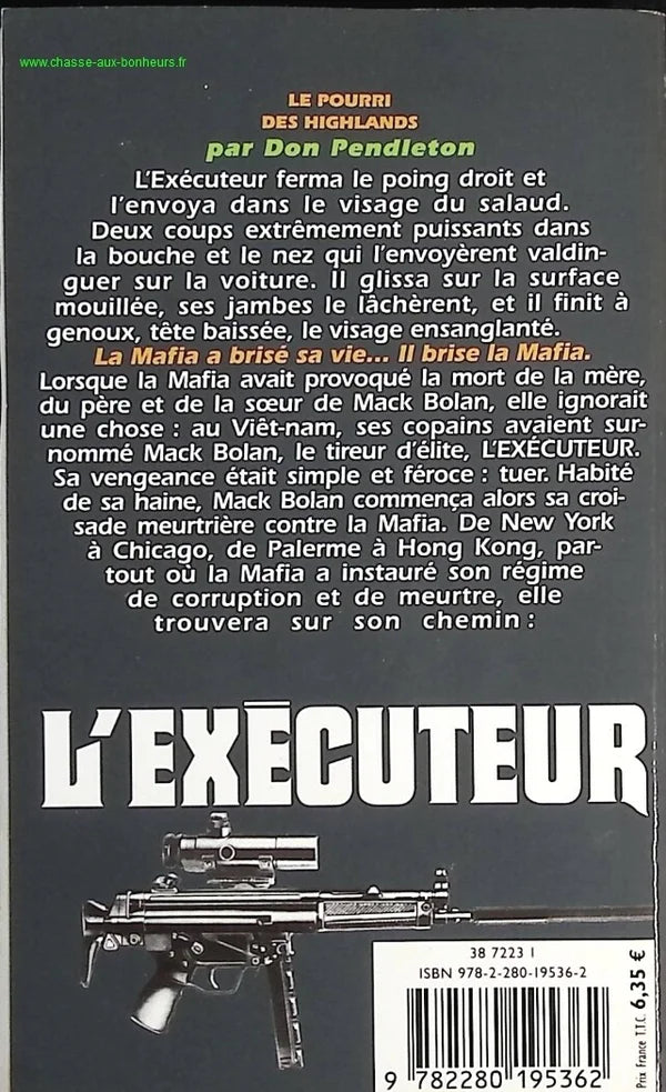 The Rotten Highlander - The Executioner Gérard De Villers - Don Pendleton - Book