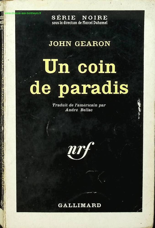 Un coin de paradis - John Gearon - livre