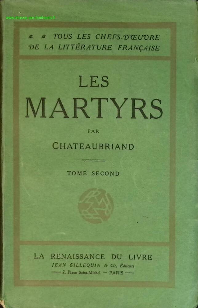 Die Märtyrer Band 2 - Chateaubriand - Buch