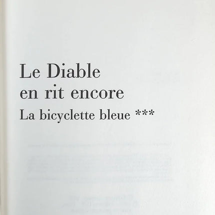 Der Teufel lacht immer noch – Das blaue Fahrrad – Régine Deforges – Buch