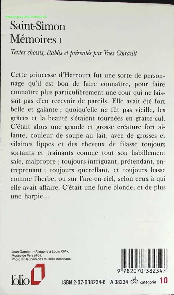 Memoirs, volume 1 - Saint-Simon, Yves Coirault - book
