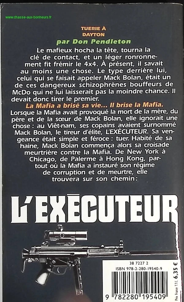 Dayton Massacre - Executioner Gerard De Villers - Don Pendleton - Book