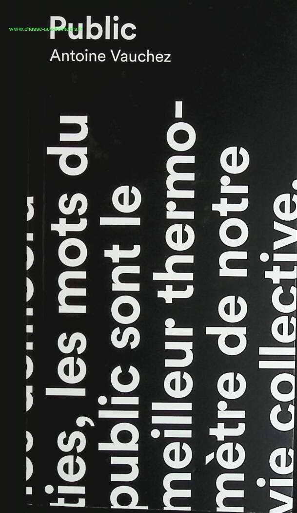 Public - Antoine Vauchez - book
