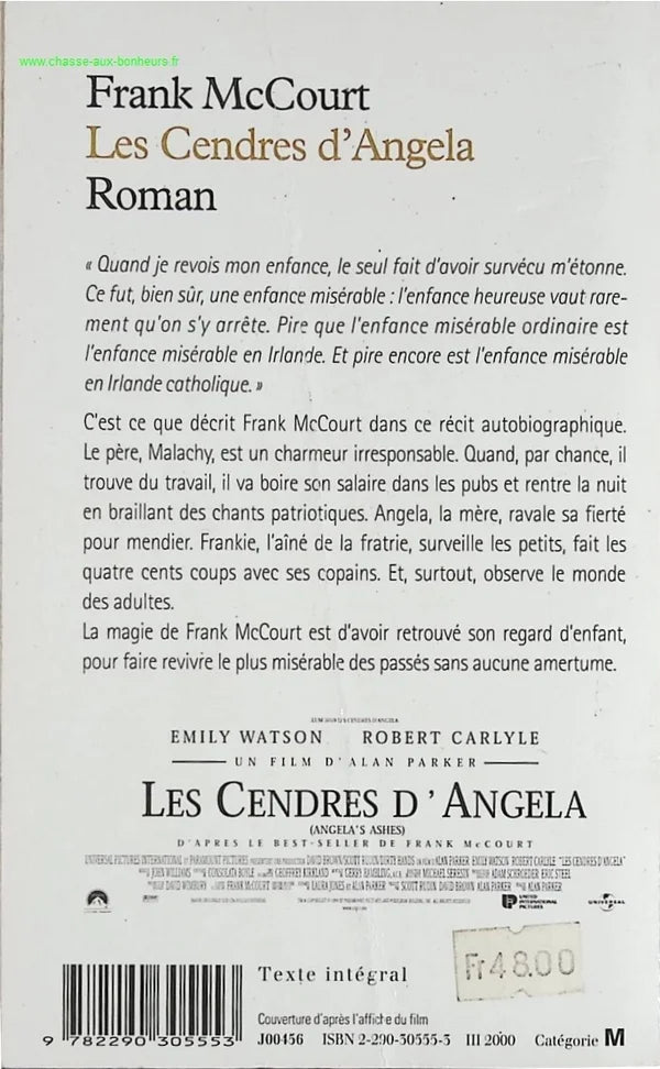 Angela's Ashes - Frank McCourt - book