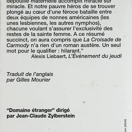 La croisade de Carmody - John Tittensor - livre