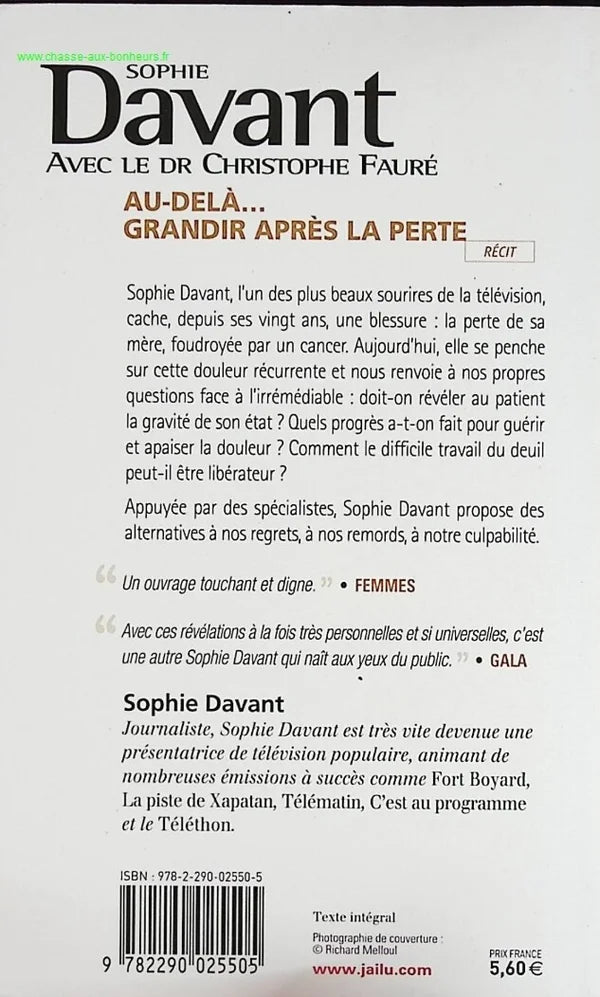 Beyond... Growing After Loss - Sophie Davant - book