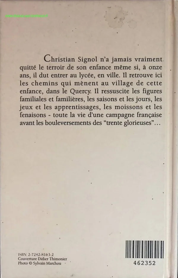 Childhood Treasures - Christian Signol - book