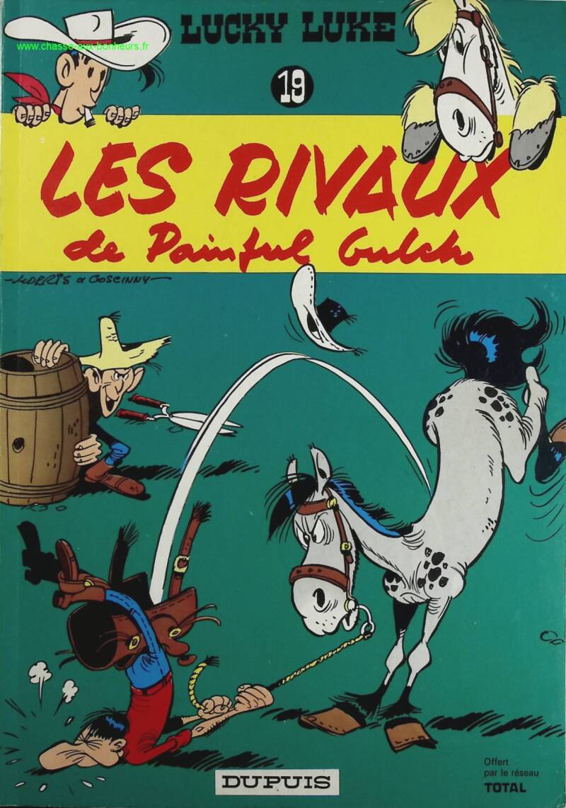 Les rivaux de Painful Gulch - Lucky Luke - Morris Goscinny - Livre BD