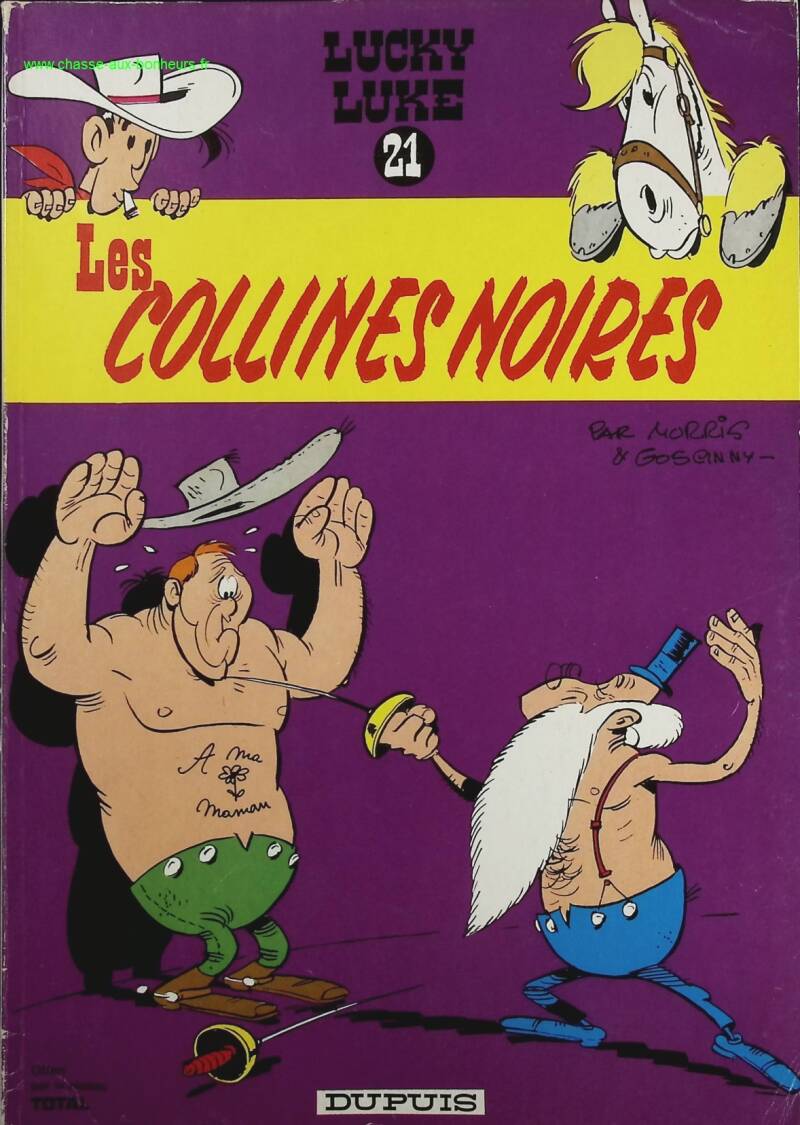 Les collines noires - Lucky Luke - Morris Goscinny - Livre BD