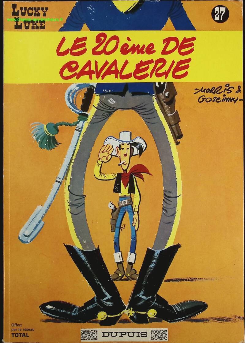 Le 20 ème de cavalerie - Lucky Luke - Morris Goscinny - Livre BD
