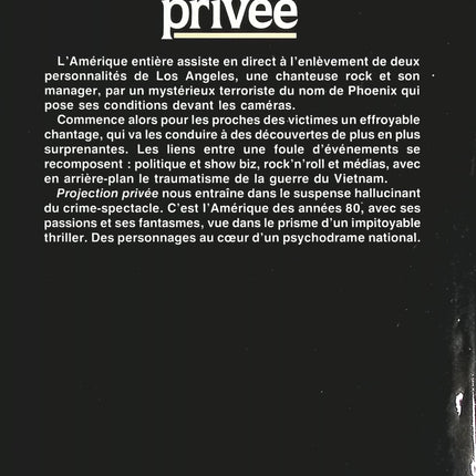 Projection privée - Richard North Patterson - livre