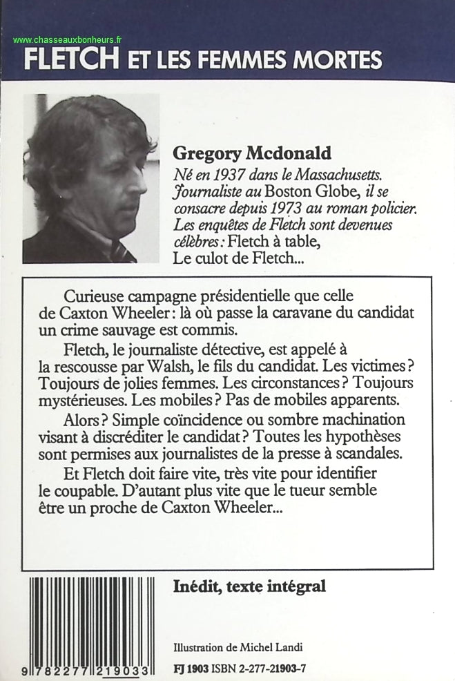 Fletch et les femmes mortes - Gregory Mcdonald - livre