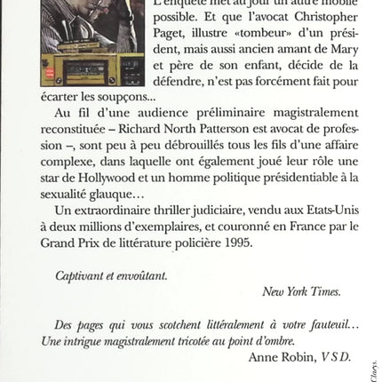 Degré de culpabilité - Richard North Patterson - livre