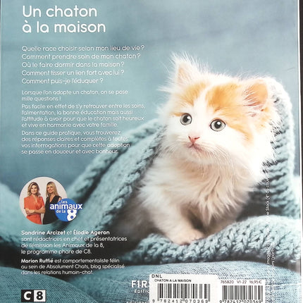 Un chaton à la maison - Sandrine Arcizet - livre