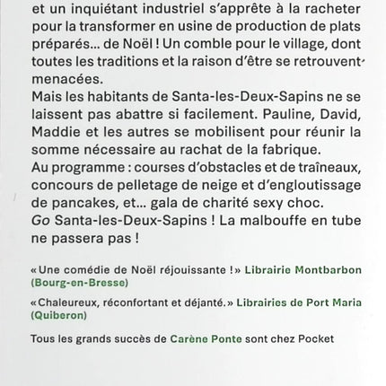 Noël en péril à Santa-les-Deux-Sapins - Carène Ponte - livre