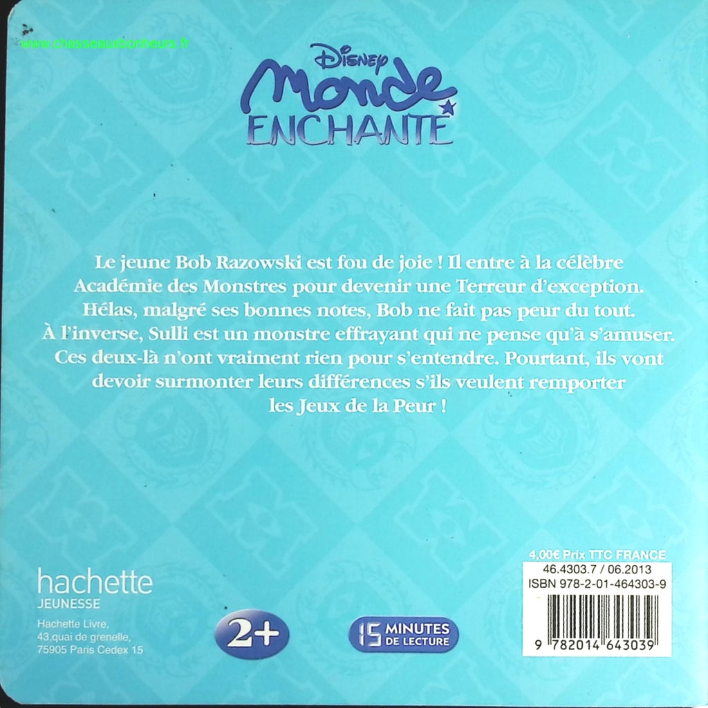 Monstres Academy - Walt Disney - livre