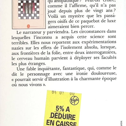 The Chess Player - Stefan Zweig - book