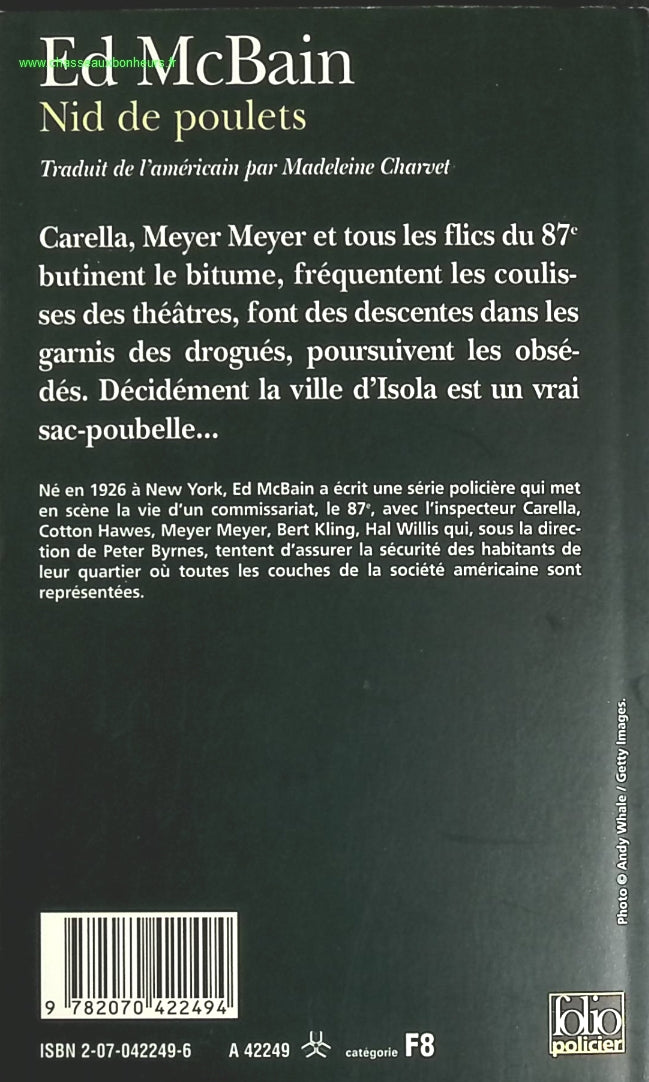 Nid de poulets - Ed McBain - livre