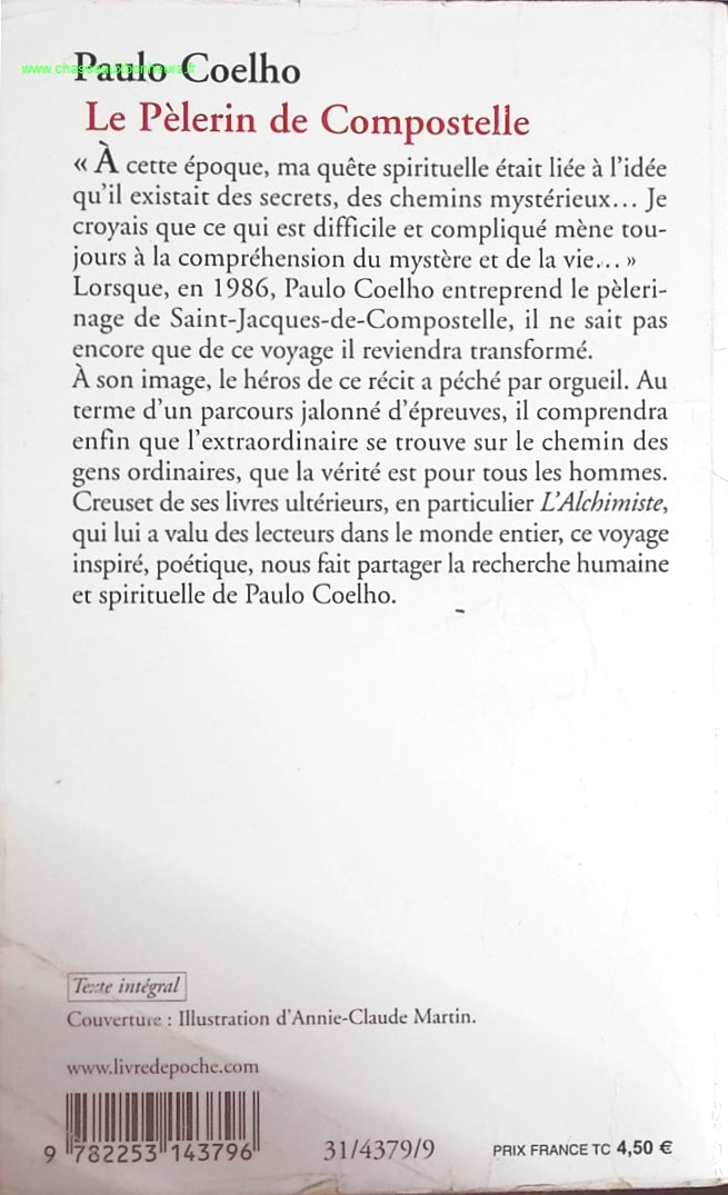 Le Pèlerin de Compostelle - Paulo Coelho - livre