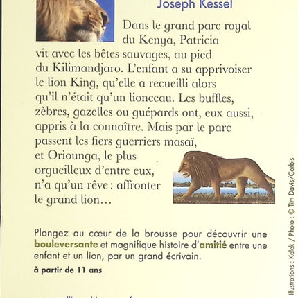 Le Lion - Joseph Kessel - livre