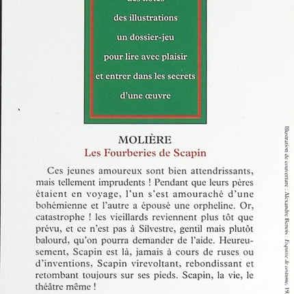 Les Fourberies de Scapin - Molière - livre