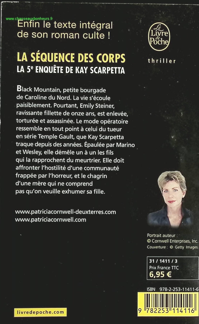 La Séquence des corps - Patricia Cornwell - livre