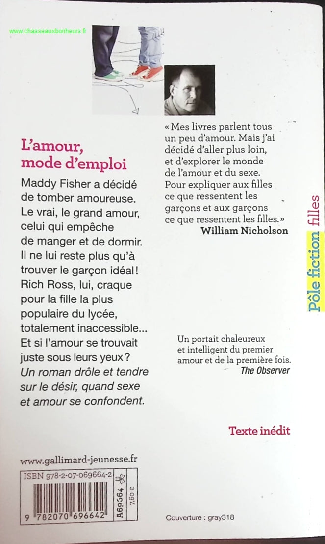 L'Amour Mode D'Emploi - William Nicholson - livre