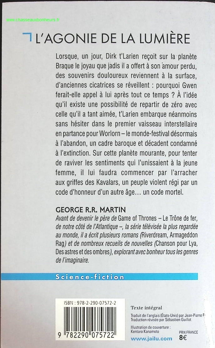 L'agonie de la lumière - George R.R. Martin - livre